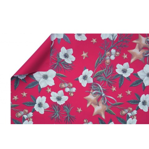 BOBINA PERLATA FP 1X25MT. CHRISTMAS ROSSO